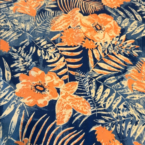 Columbia PFG Midway Bay Omni Freeze Dress Blue Freeze Floral SZ 2XL - Picture 6 of 7